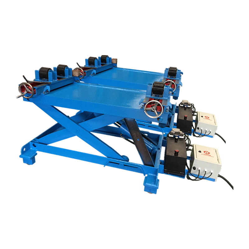 Rotador de soldadura ajustable con tornillo de avance de 1 T con función de elevación adicional