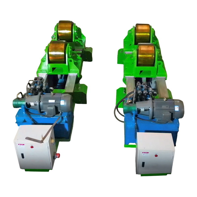 Rotador de soldadura de montaje 80T con empuje horizontal hidráulico