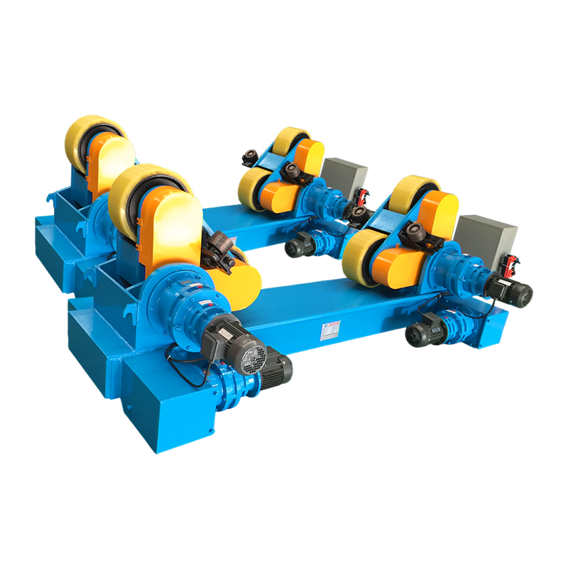 Máquina rotativa de soldadura autoalineable 40T con movimiento de vía eléctrica y función antidesplazamiento